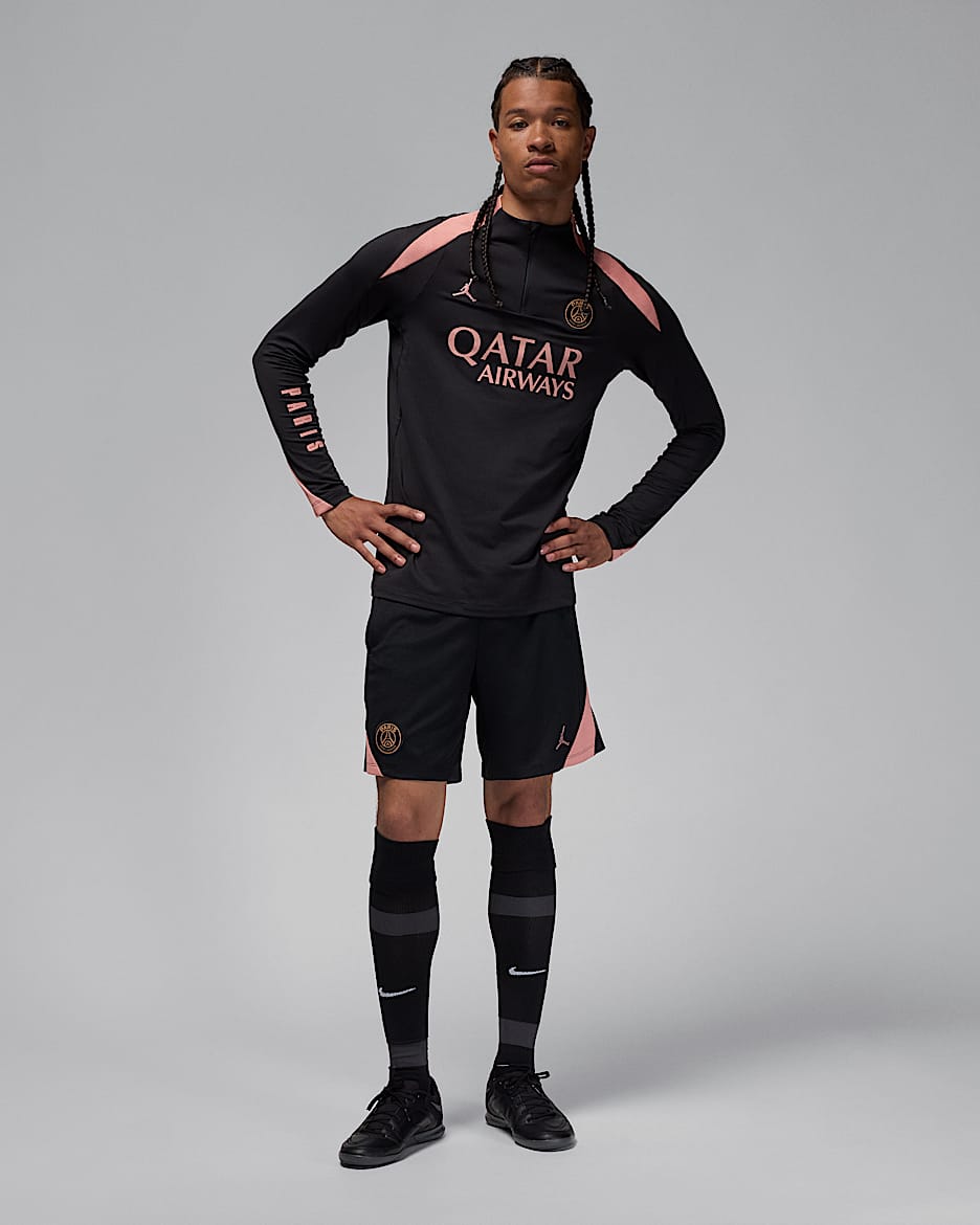 Paris Saint Germain Strike Third Men s Jordan Dri FIT Football Drill Top